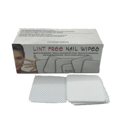 LINT FREE NAIL  WIPES 360PCS