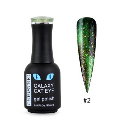 Galaxy Cat Eye Gel Polish 2