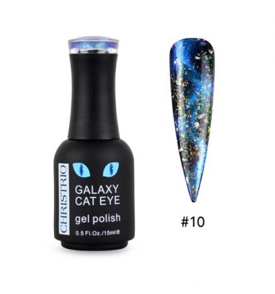 Galaxy Cat Eye Gel Polish 10