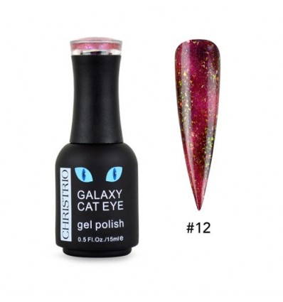 Galaxy Cat Eye Gel Polish 12