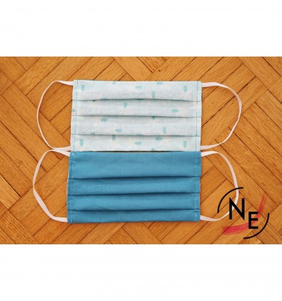 Masque de protection lavable en tissu 100% coton 9