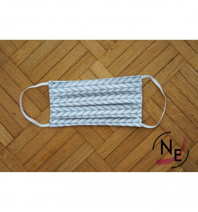 Masque de protection lavable en tissu 100% coton 18