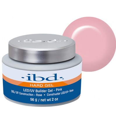 IBD BUILDER GEL CONSTRUCTION LED/UV - PINK 2OZ 56GR