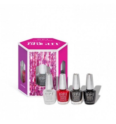 Coffret 4 OPI mini infinite shine bright Noel 2020