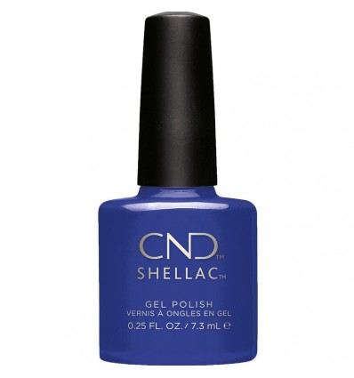 blue eyeshadow - CND SHELLAC HYPOALLERGENIQUE
