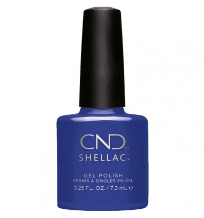 blue eyeshadow - CND SHELLAC HYPOALLERGENIQUE