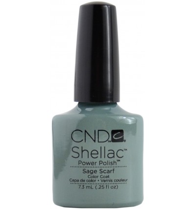 sage scarf - CND SHELLAC HYPOALLERGENIQUE