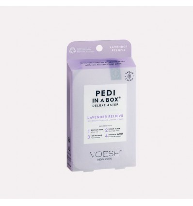VOESH Pedi in a Box 4 étapes Vitamine recharge Soin des pieds - LAVENDER RELIEVE