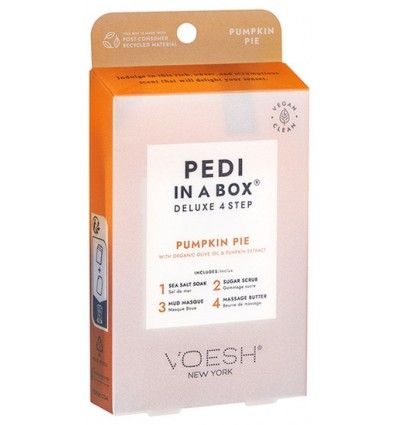 VOESH Pedi in a Box 4 étapes Vitamine recharge Soin des pieds - PUMPKIN PIE