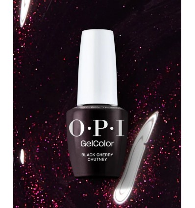 BLACK CHERRY CHUTNEY - OPI GELCOLOR Intelli-Gel
